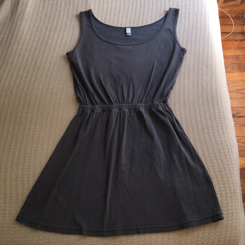 Classic girl grey shift dress | American Apparel
